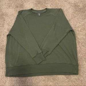 Aerie army green sweatshirt size M